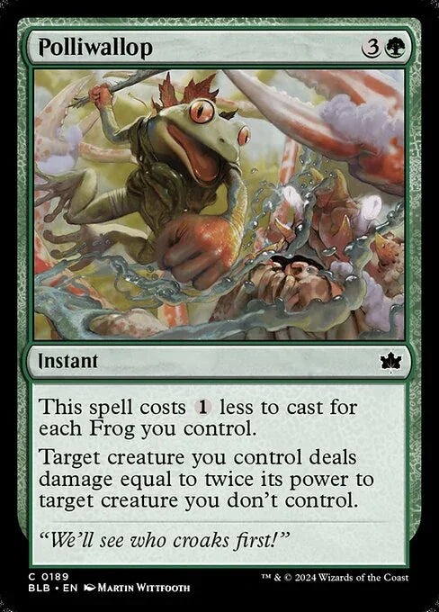 [Foil] BLB 189 Polliwallop C