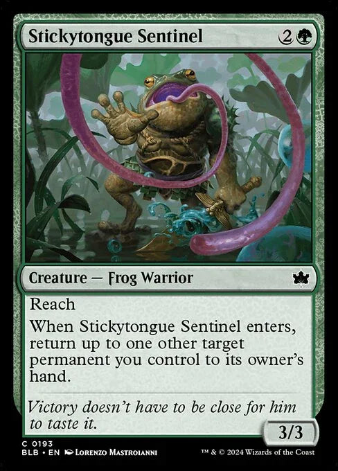 [Foil] BLB 193 Stickytongue Sentinel C