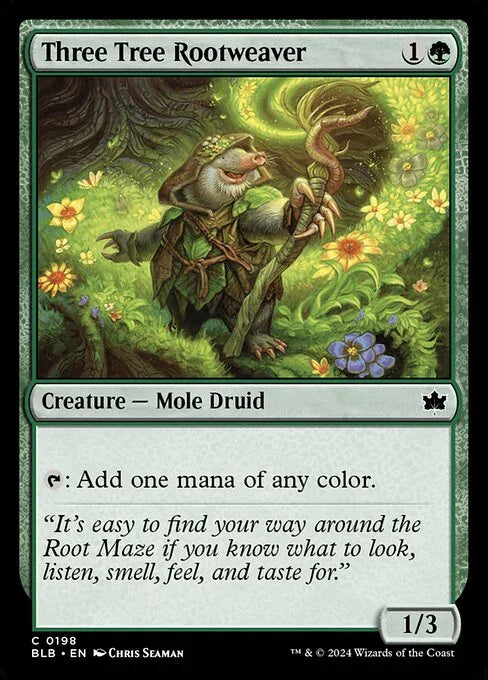 [Foil] BLB 198 Three Tree Rootweaver C