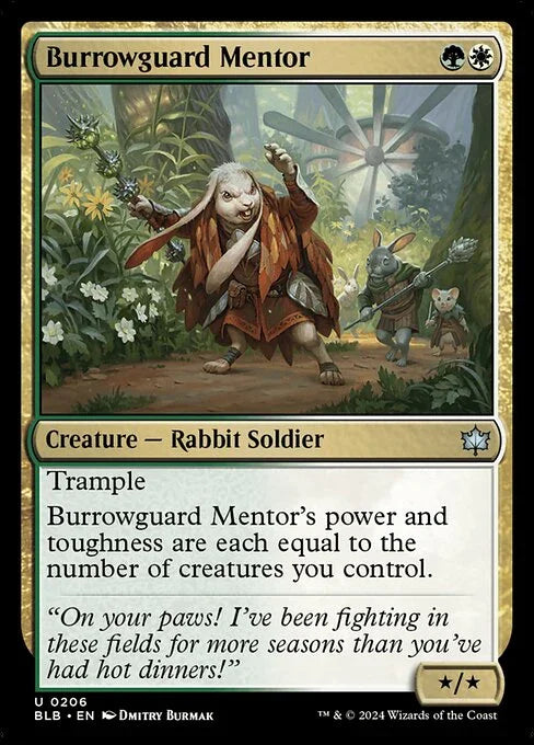 [Foil] BLB 206 Burrowguard Mentor U