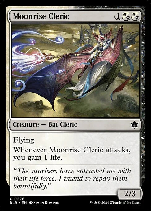 [Foil] BLB 226 Moonrise Cleric C