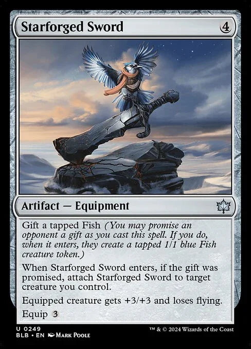 [Foil] BLB 249 Starforged Sword U