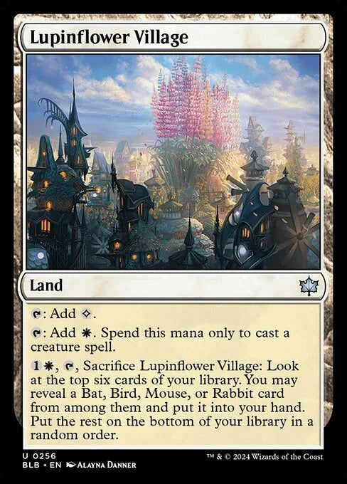 [Foil] BLB 256 Lupinflower Village U