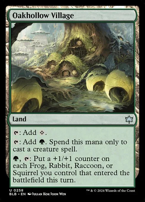 [Foil] BLB 258 Oakhollow Village U