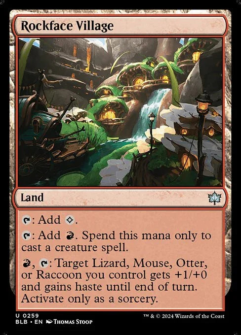 [Foil] BLB 259 Rockface Village U