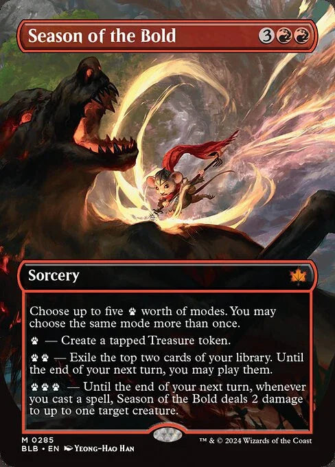 [Foil] BLB 285 Season of the Bold (0285 - Borderless) M