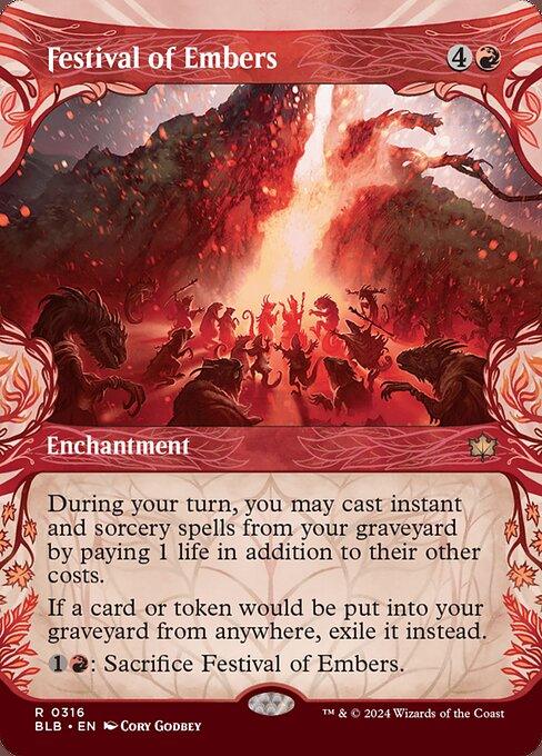 [Foil] BLB 316 Festival of Embers (0316 - Showcase) R