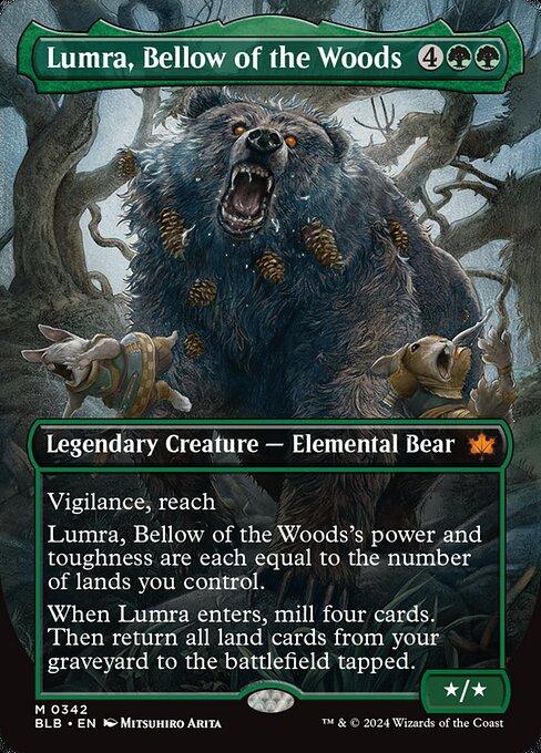 BLB 342 Lumra, Bellow of the Woods (0342 - Borderless) M