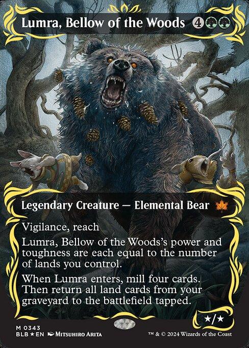 [Foil] BLB 343 Lumra, Bellow of the Woods (0343 - Raised Foil) M