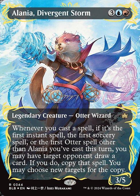 [Foil] BLB 344 Alania, Divergent Storm (0344 - Raised Foil) R