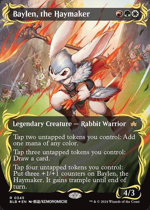 [Foil] BLB 345 Baylen, the Haymaker (0345 - Raised Foil) R