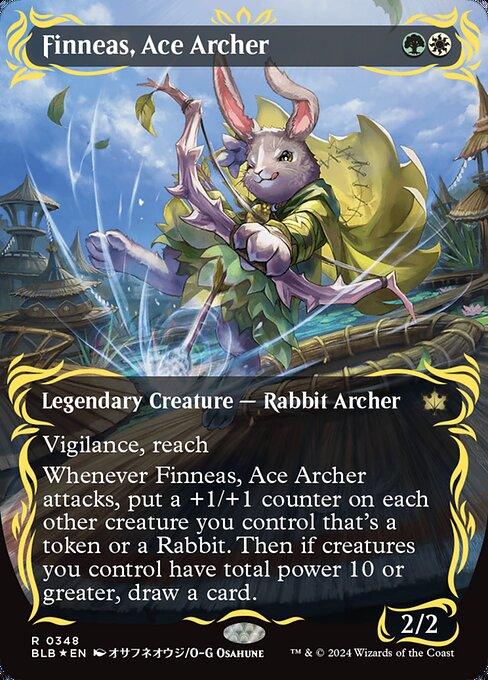 [Foil] BLB 348 Finneas, Ace Archer (0348 - Raised Foil) R