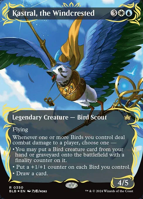[Foil] BLB 350 Kastral, the Windcrested (0350 - Raised Foil) R