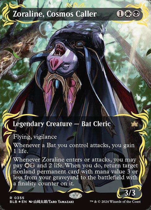 [Foil] BLB 355 Zoraline, Cosmos Caller (0355 - Raised Foil) R