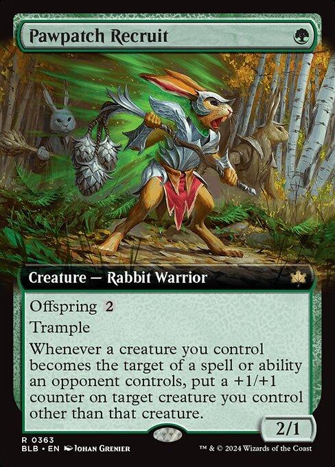 BLB 363 Pawpatch Recruit (0363 - Extended Art) R