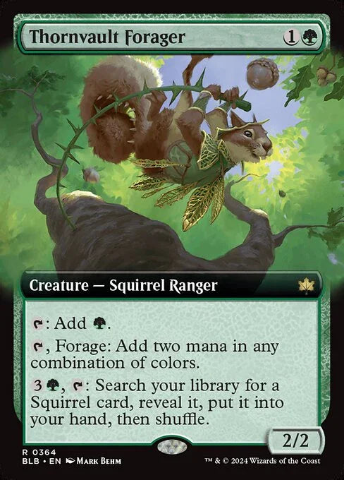 BLB 364 Thornvault Forager (0364 - Extended Art) R