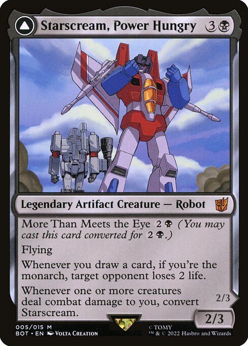 [Foil] BOT 005 Starscream, Power Hungry M