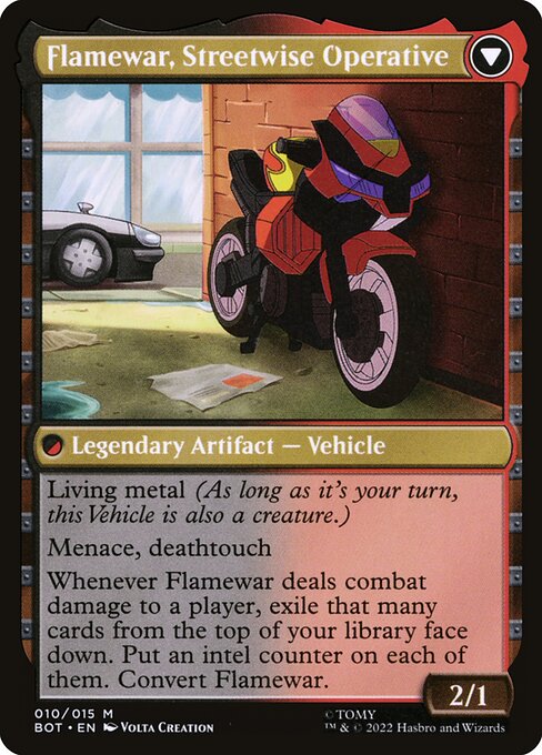 BOT 010 Flamewar, Brash Veteran M