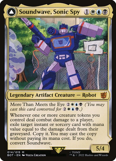 [Foil] BOT 014 Soundwave, Sonic Spy M