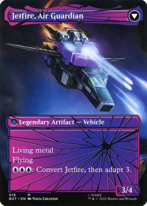[Foil] BOT 018 Jetfire, Ingenious Scientist (Shattered Glass) M