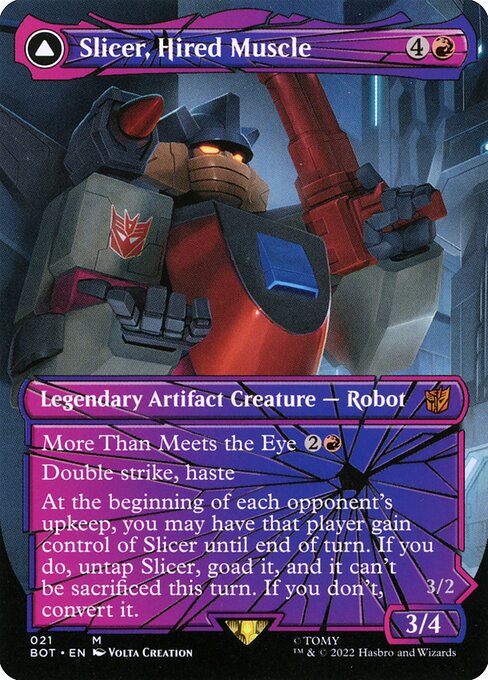 BOT 021 Slicer, Hired Muscle (Shattered Glass) M
