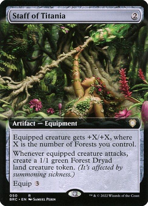 BRC 050 Staff of Titania (Extended Art) R