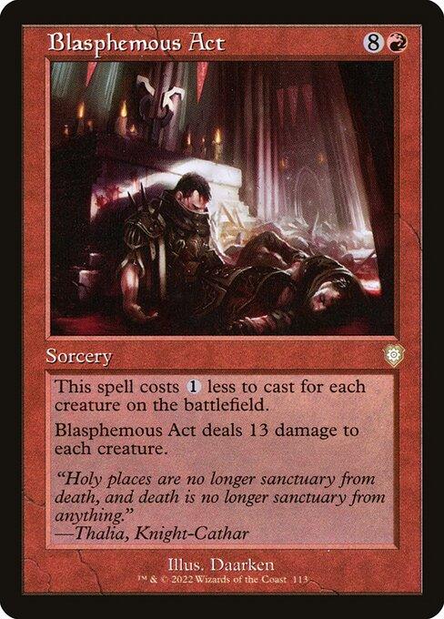 BRC 113 Blasphemous Act R