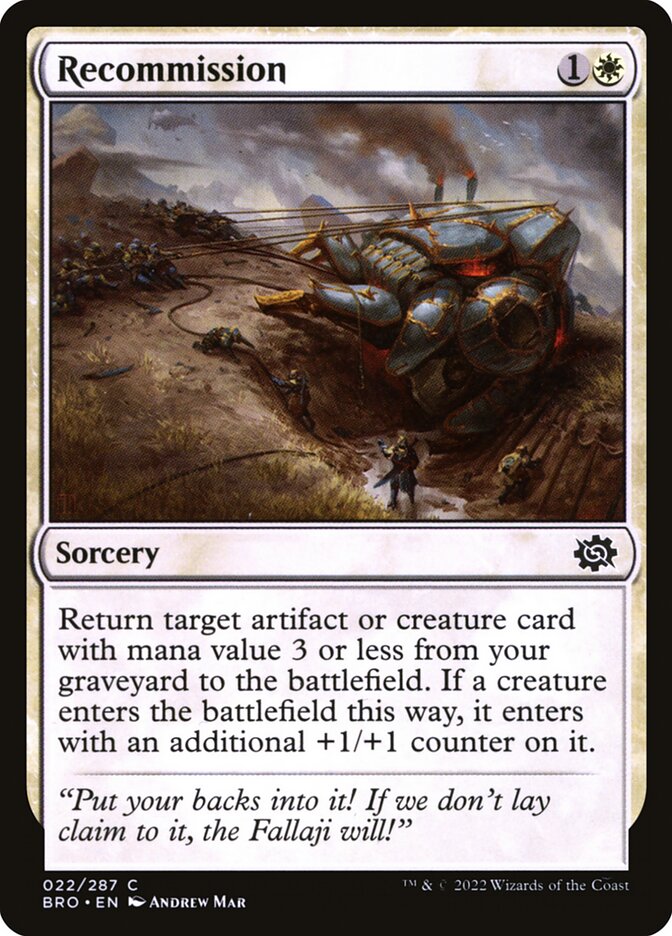 BRO 022 Recommission C