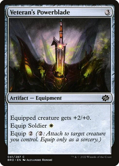 [Foil] BRO 041 Veteran's Powerblade C