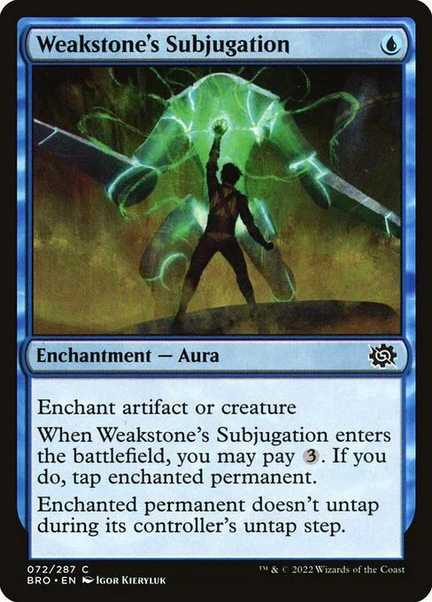 [Foil] BRO 072 Weakstone's Subjugation C