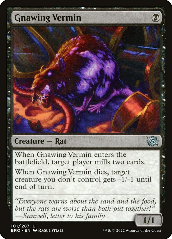 BRO 101 Gnawing Vermin U