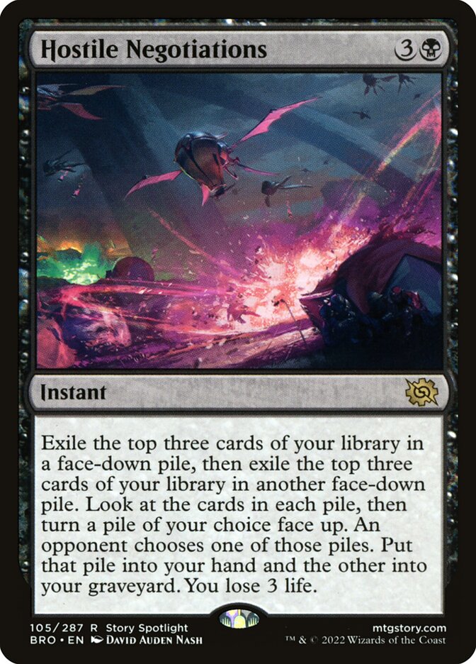 BRO 105 Hostile Negotiations R