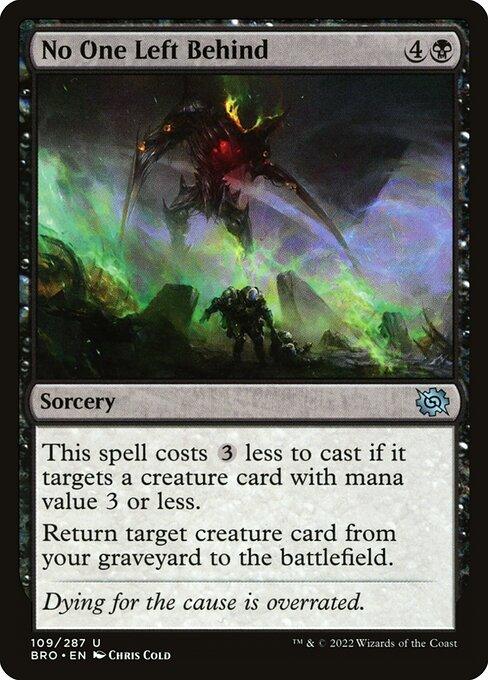 [Foil] BRO 109 No One Left Behind U