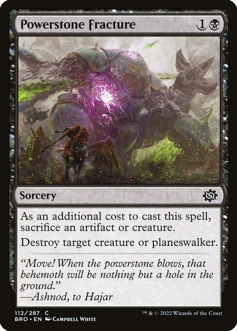[Foil] BRO 112 Powerstone Fracture C