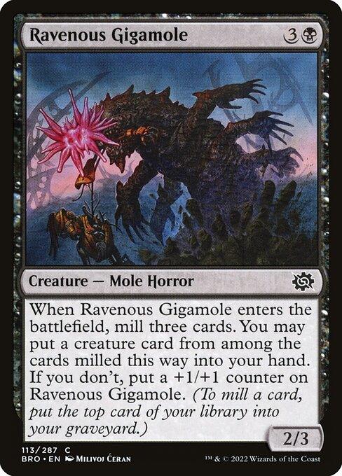 [Foil] BRO 113 Ravenous Gigamole C