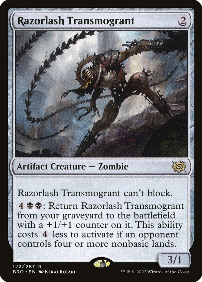BRO 122 Razorlash Transmogrant R