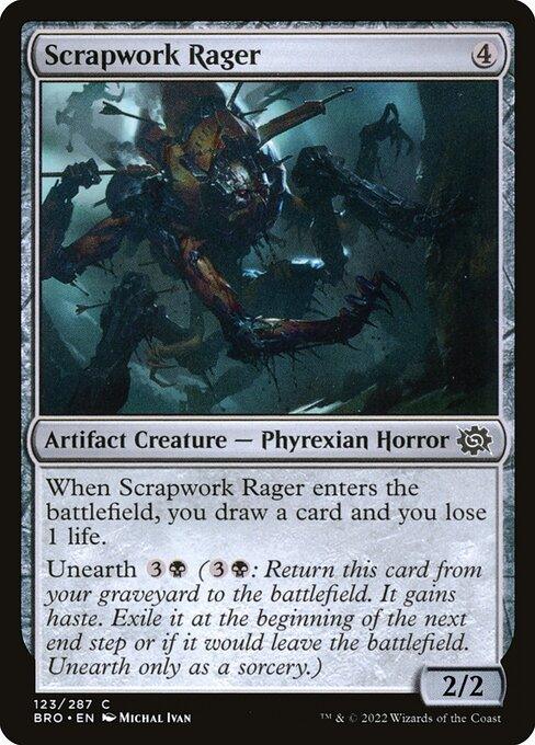 [Foil] BRO 123 Scrapwork Rager C
