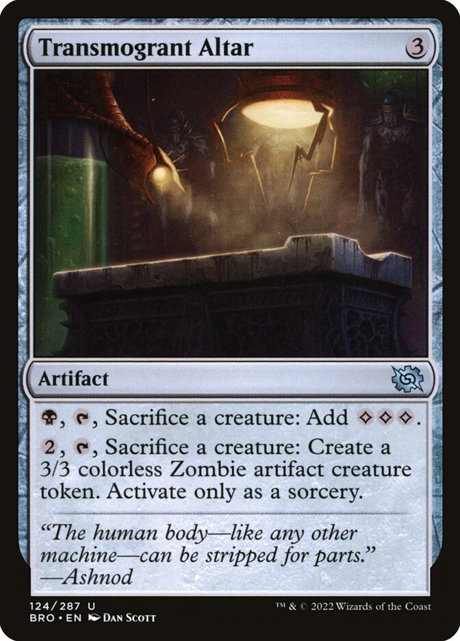 BRO 124 Transmogrant Altar U