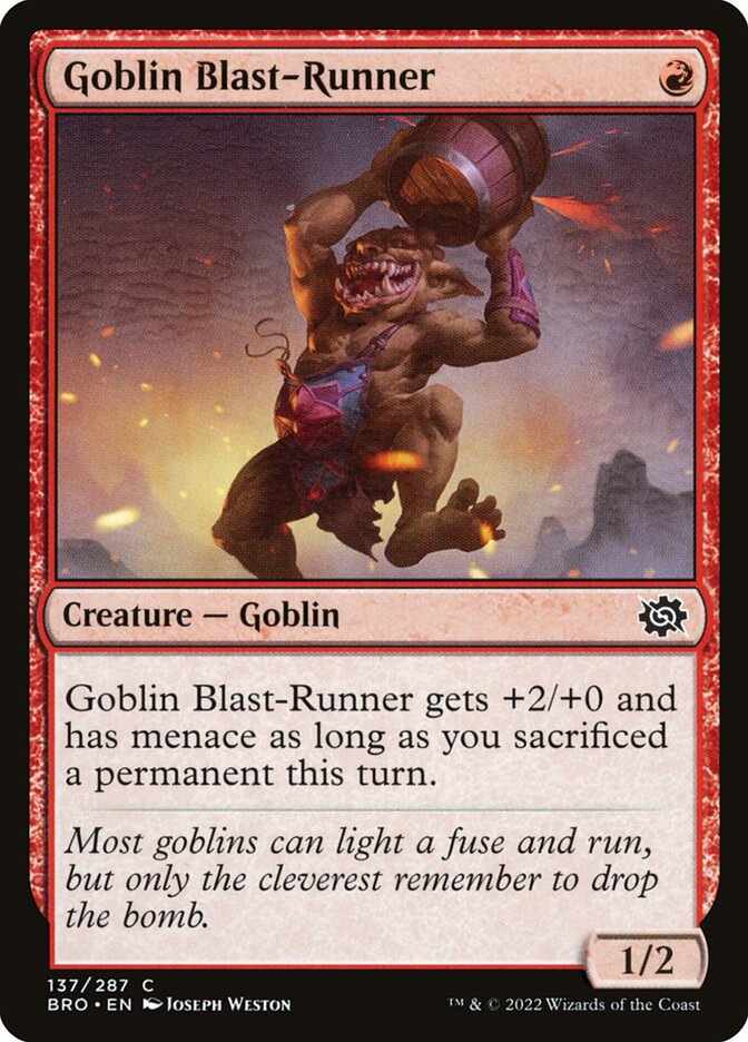 BRO 137 Goblin Blast-Runner C