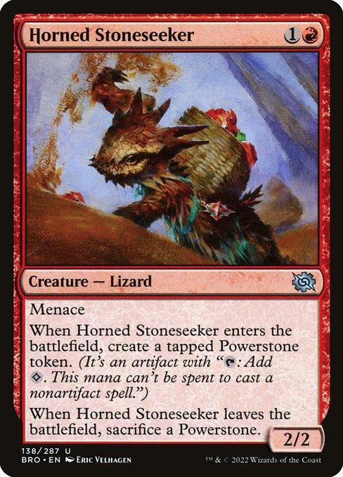[Foil] BRO 138 Horned Stoneseeker U