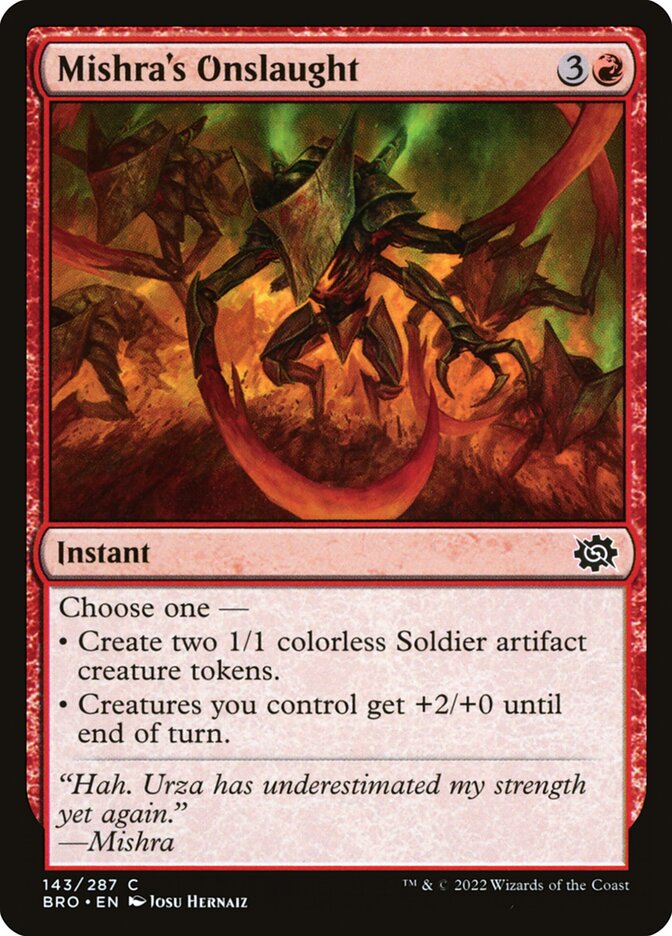 BRO 143 Mishra's Onslaught C