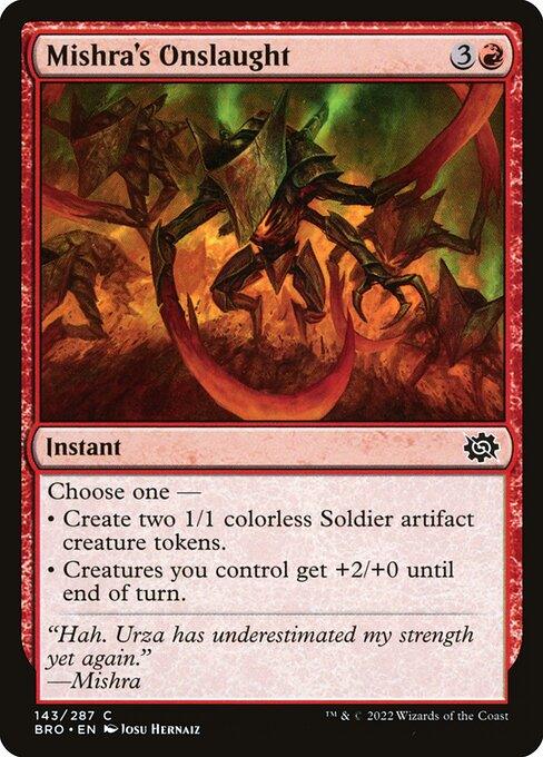 [Foil] BRO 143 Mishra's Onslaught C