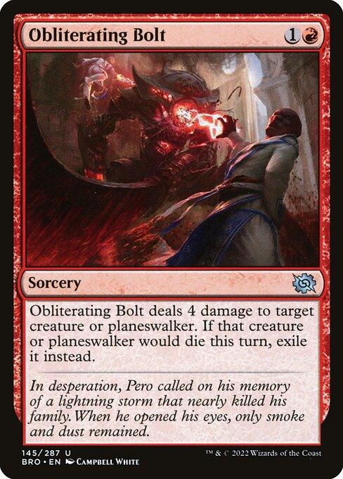 [Foil] BRO 145 Obliterating Bolt U