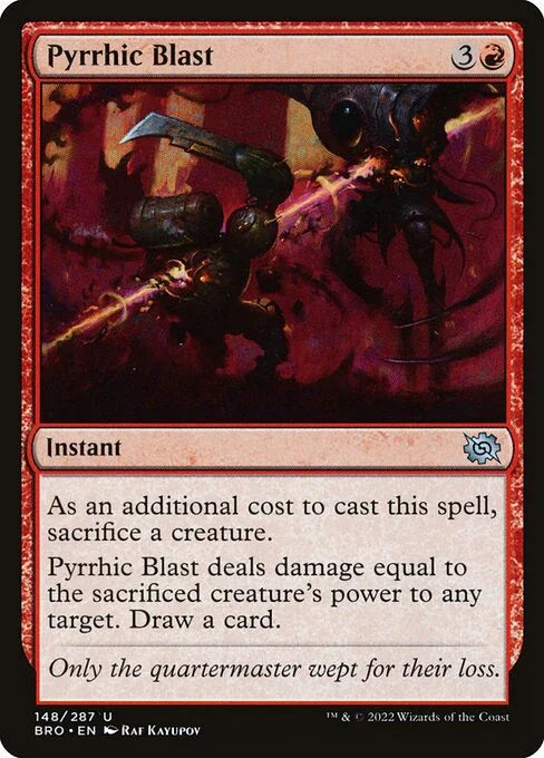 [Foil] BRO 148 Pyrrhic Blast U