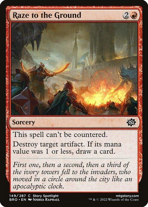 [Foil] BRO 149 Raze to the Ground C