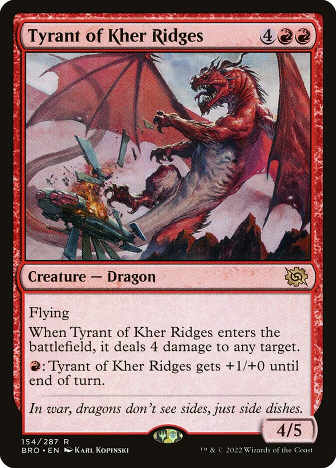 BRO 154 Tyrant of Kher Ridges R