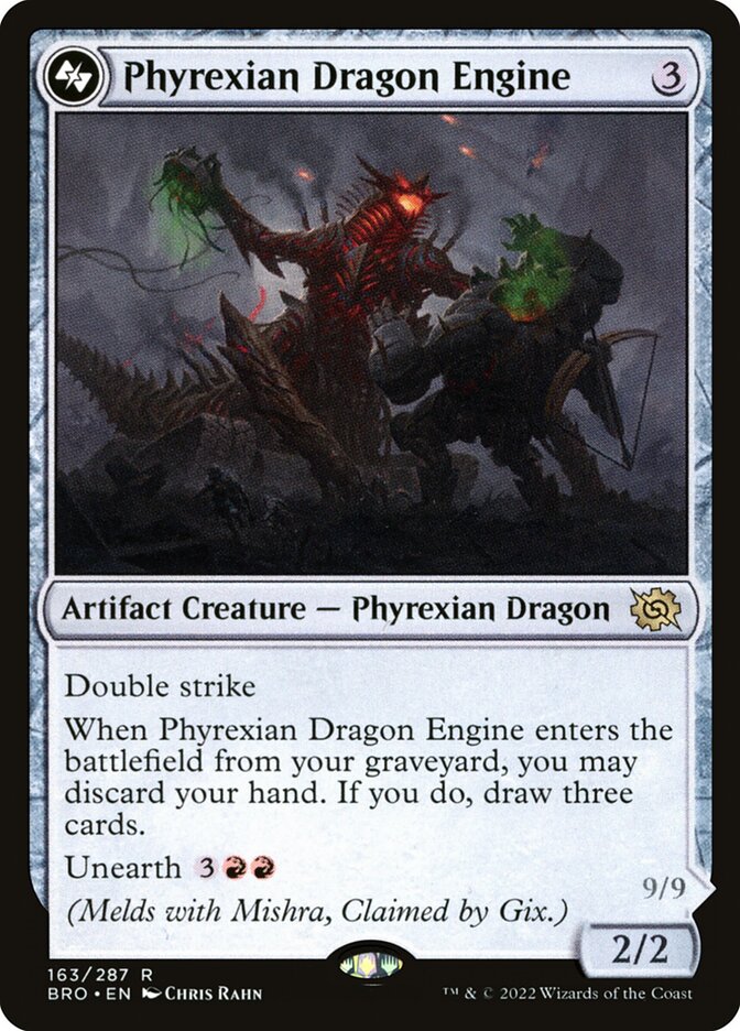 BRO 163 Phyrexian Dragon Engine R