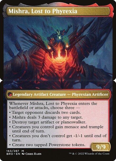 [Foil] BRO 163 Phyrexian Dragon Engine R