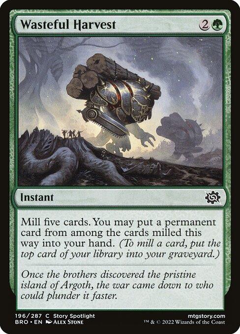 [Foil] BRO 196 Wasteful Harvest C