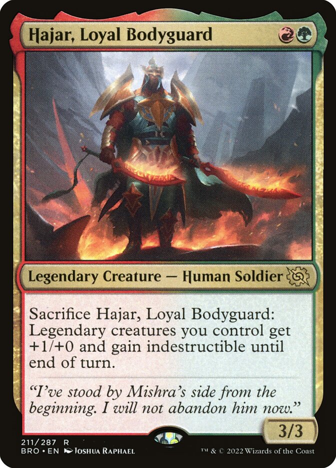 BRO 211 Hajar, Loyal Bodyguard R